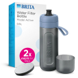 Fill&Go Active filtrační láhev na vodu 0,6l + 2x microdisc, modrá, 2024