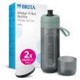 Fill&Go Active filtrační láhev na vodu 0,6l + 2x microdisc, zelená, 2024