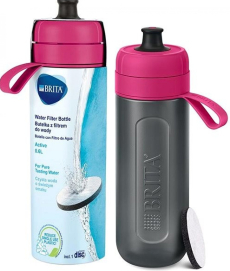 Brita Fill & Go Active 0,6l - růžová