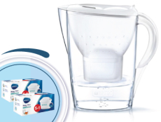 Brita Marella cool bílá 2,4l + 12 filtrů Maxtra 